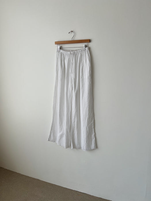 White Cotton Pants | S/M
