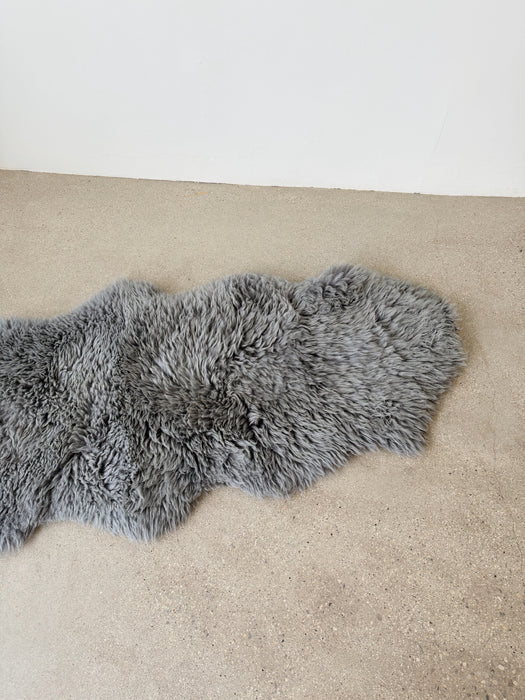 Grey Sheepskin Rug