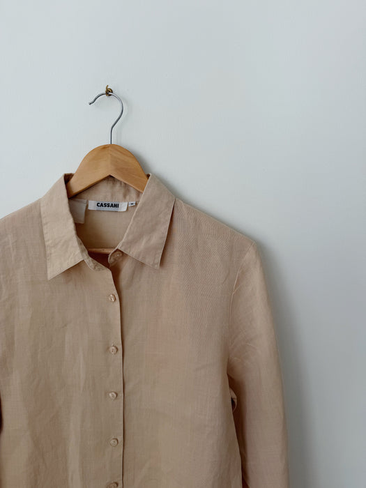 Beige Linen Shirt | S/M