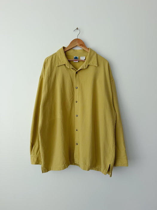 Dijon Cotton Button Up | 2X