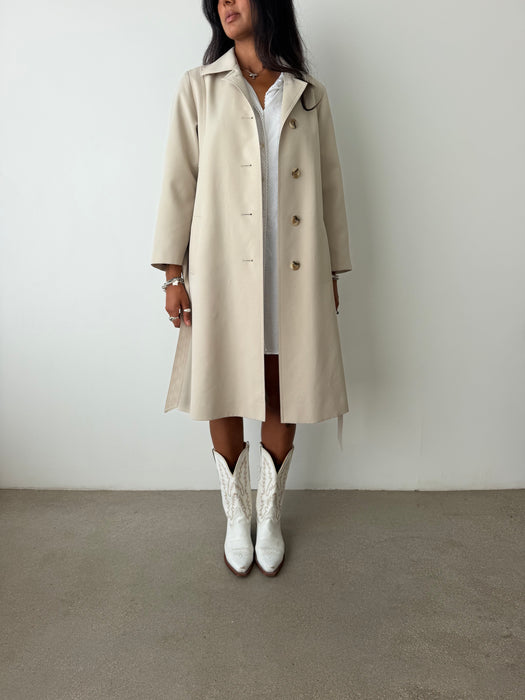 Beige Trench Coat | S/M