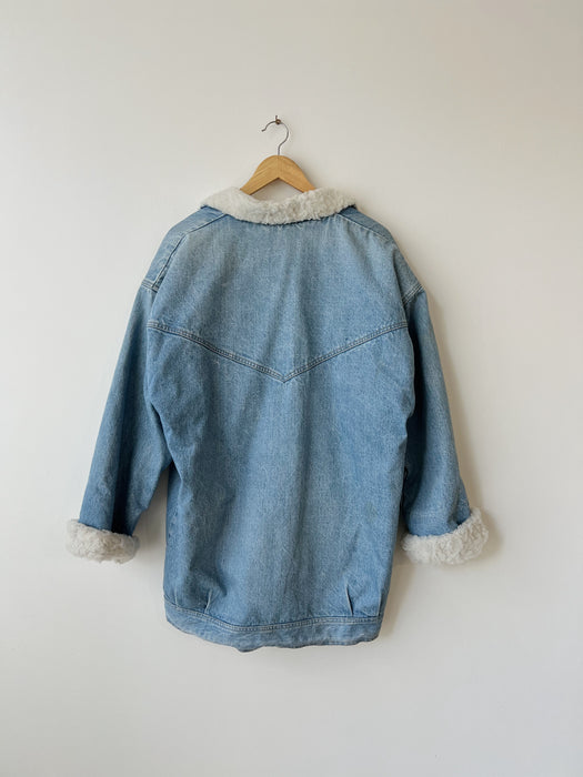 Denim Sherpa Jacket | L/XL