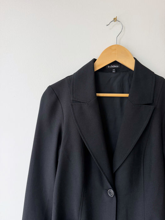 Long Black Blazer | S/M