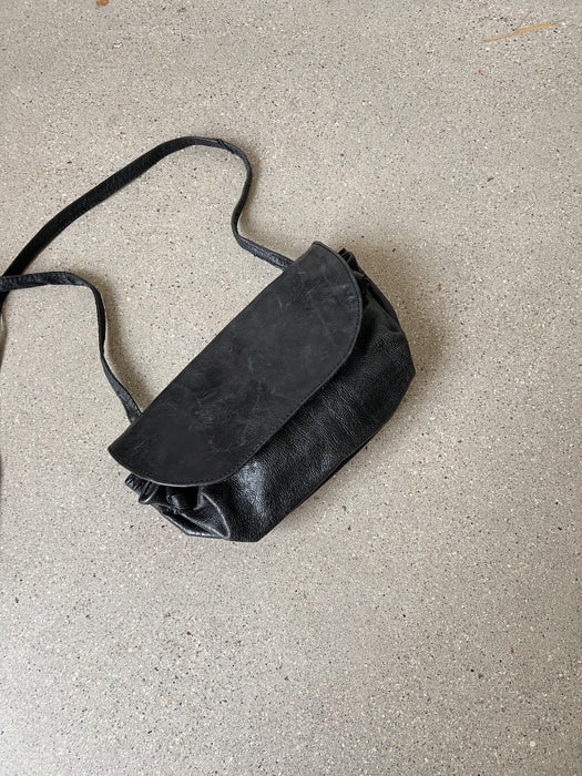 Black Leather Purse