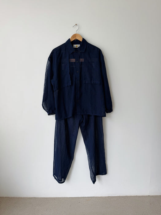 Navy Beach Cover Set | M/L