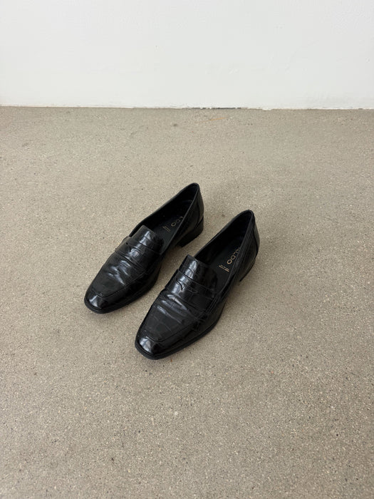 Black Patent Leather Loafer | 6.5