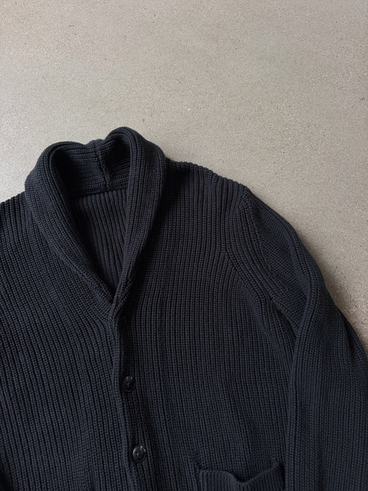 Black Knit Cardigan | M