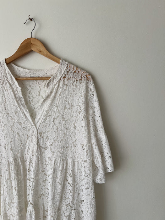 White Lace Dress | L