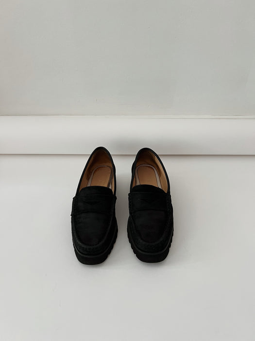 Black Suede Loafer | 8.5