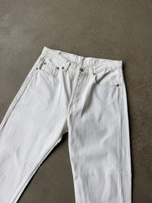 White Levi's 501 Denim | 32