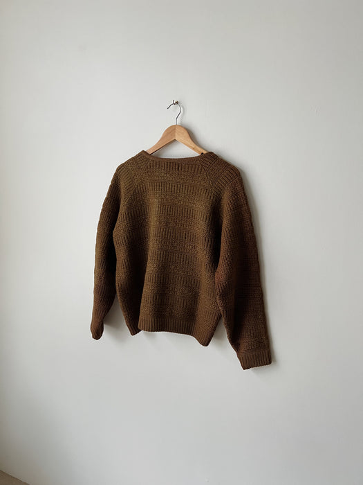 Cinnamon Wool Cardigan | L