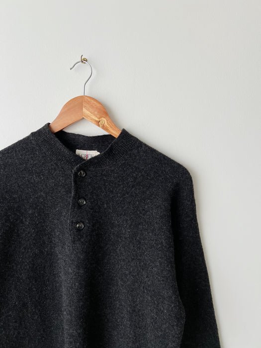 Charcoal Lambswool Sweater | M