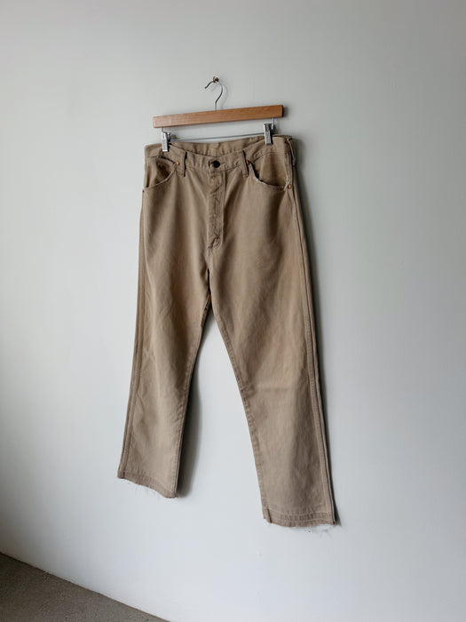Tan Wranger Denim | 33