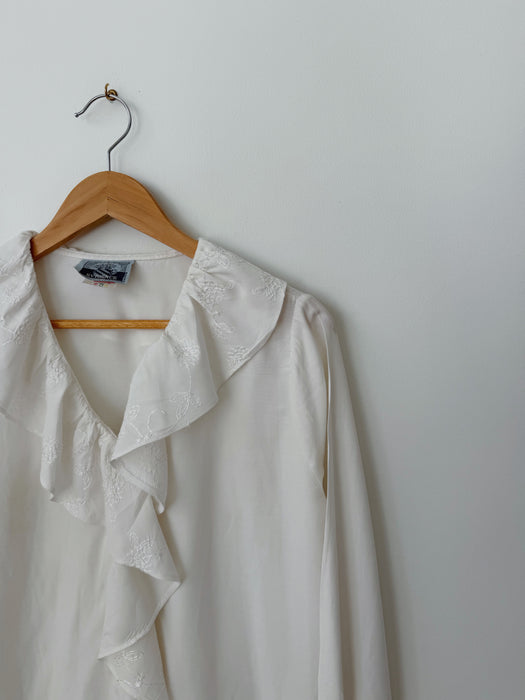 White Poet Blouse | M