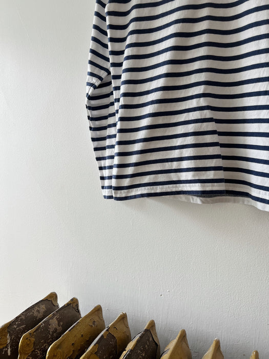 Navy Striped Longsleeve Top | M/L