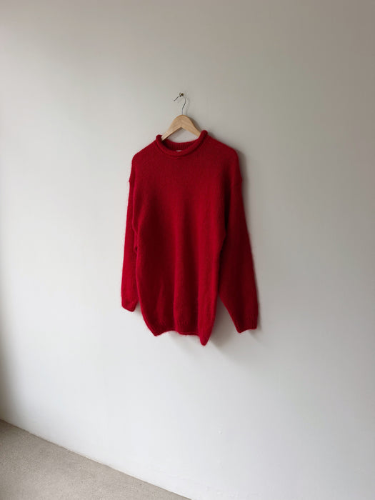 Cherry Mohair Sweater | M