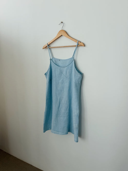 Sky Blue Slip Dress | M
