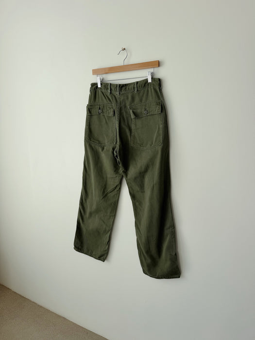 Olive Green Fatigue Pant | 30