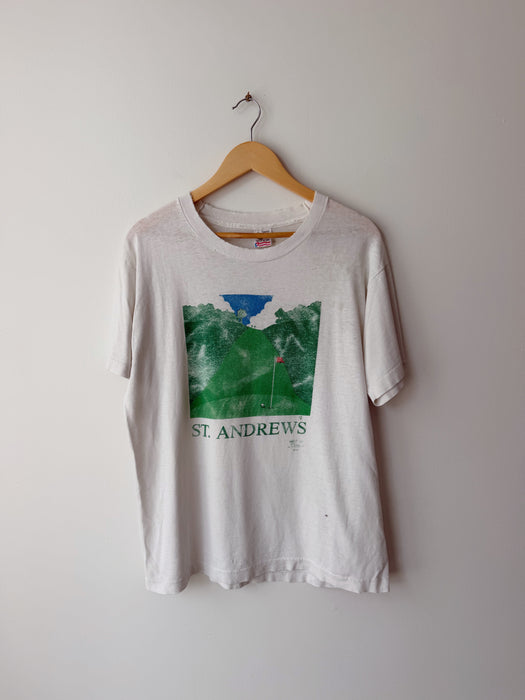 Distressed Golf Tee | L