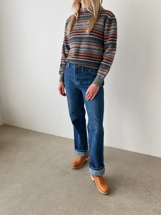 Striped Wool Sweater | S