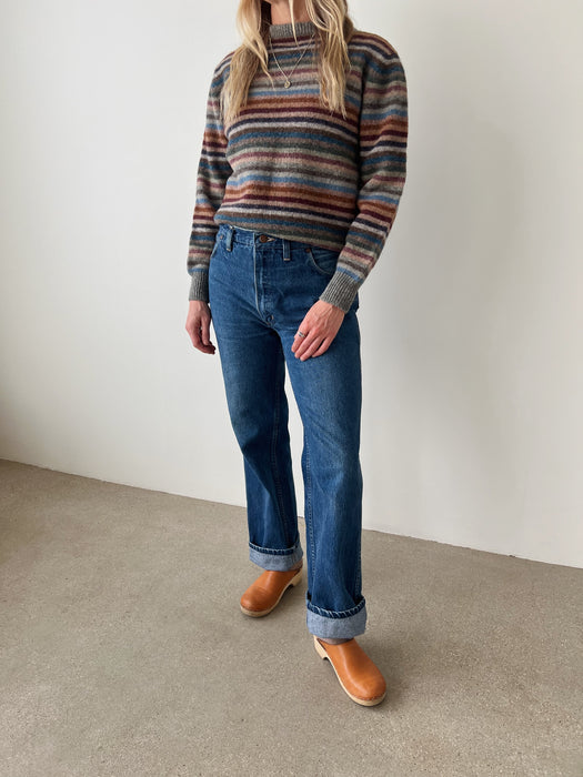 Striped Wool Sweater | S