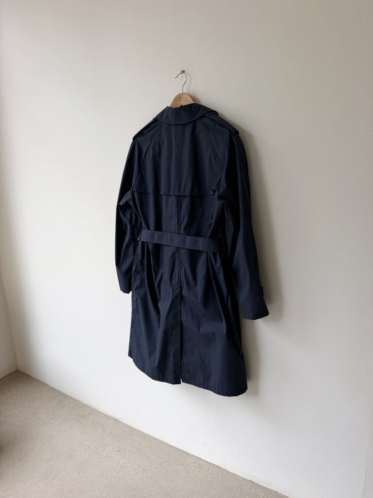 Navy Trench Coat | XL