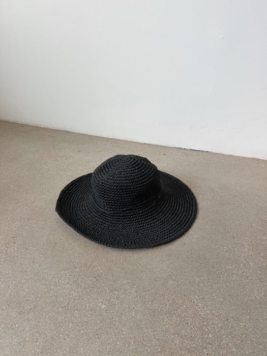 Black Straw Hat