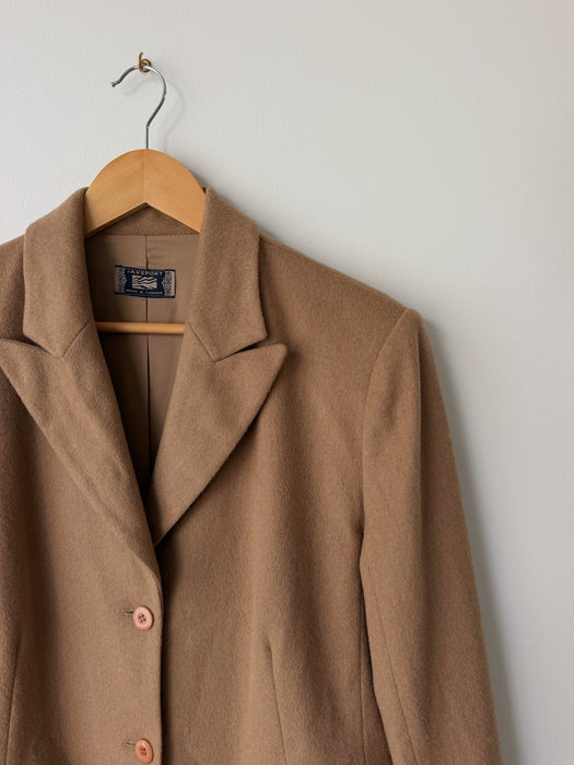 Tan Wool Blazer | L