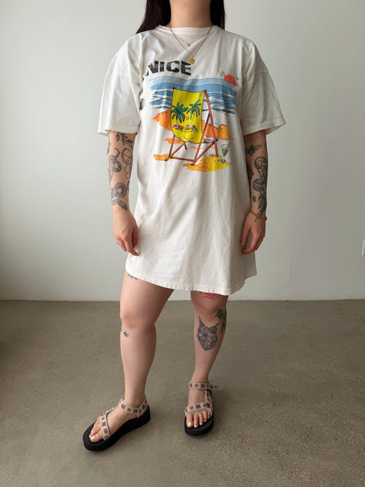Nice France Beach Tee | XL