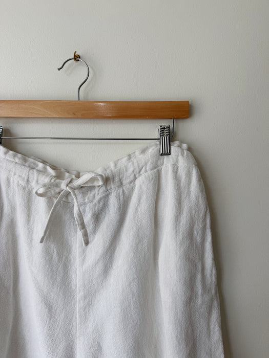 White Gauzy Shorts | 30