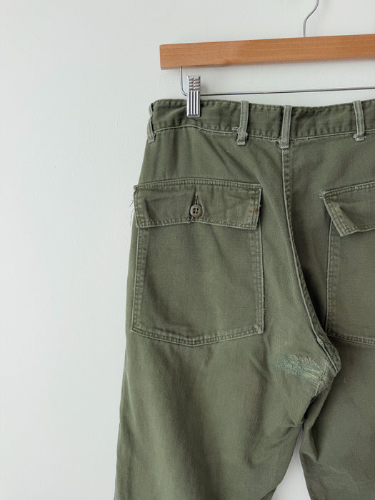 Olive Green Fatigue Pant | 30