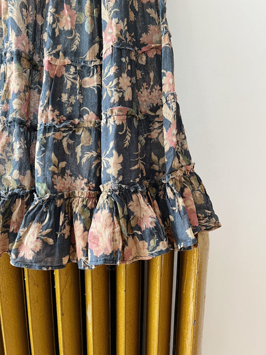 Floral Ruffle Skirt | L