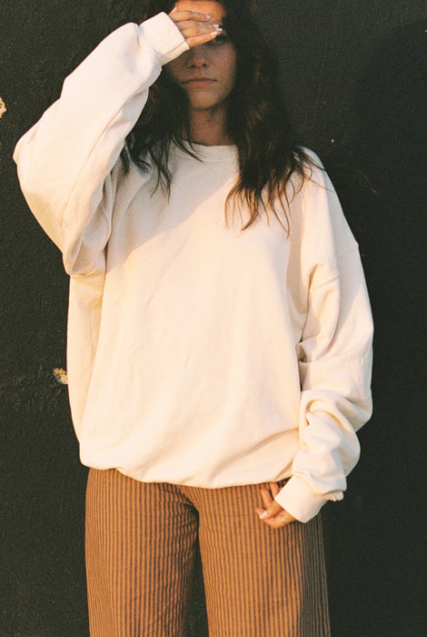 LA Relaxed Washed Fleece Sweatshirt