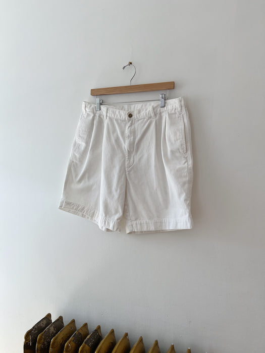 White Trouser Shorts | 34