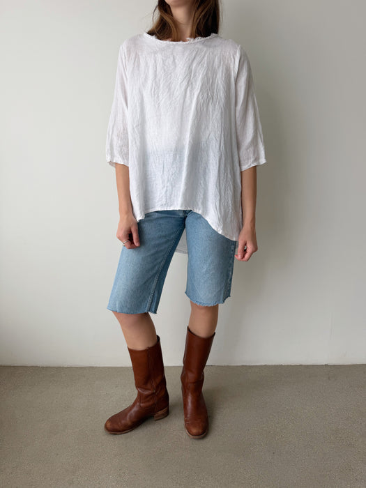 White Linen Tunic | M