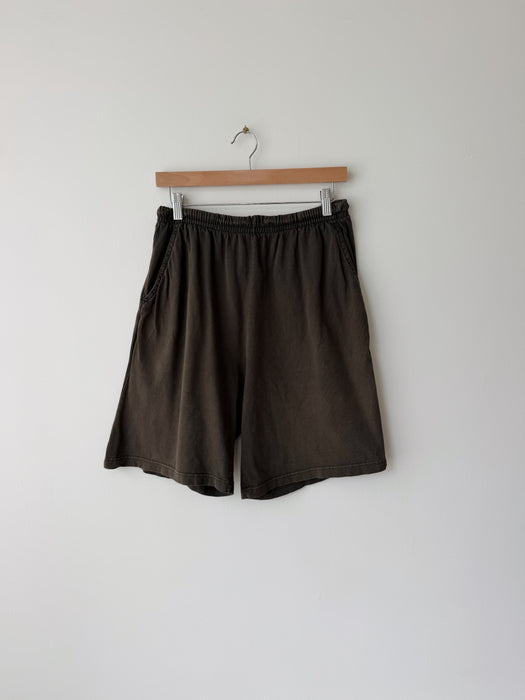 Olive Green Athletic Shorts | M
