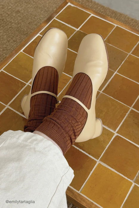 Le Bon Shoppe Combed Cotton Rib Sock