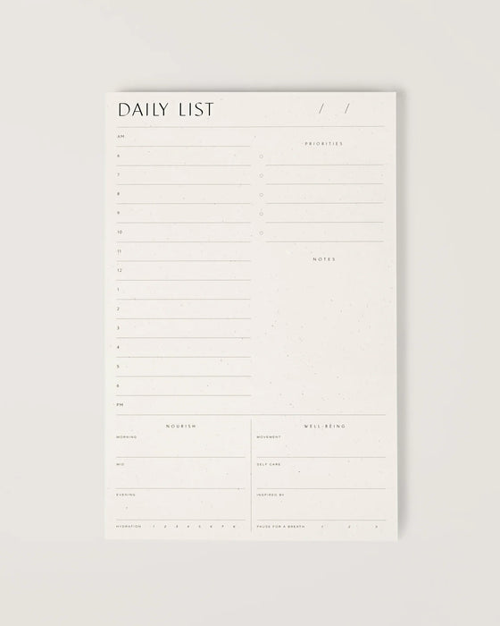 Daily List Pad