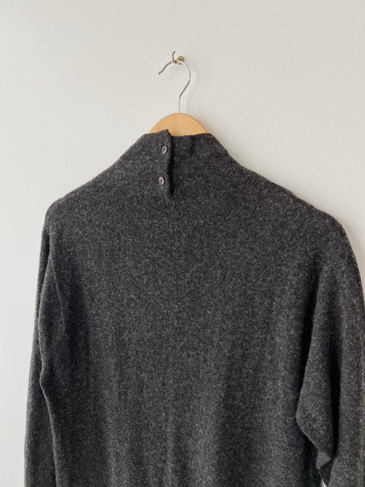 Charcoal Wool Holt Renfrew Dress | L