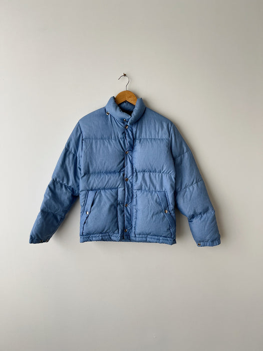 Sky Blue Puffer Coat | XS