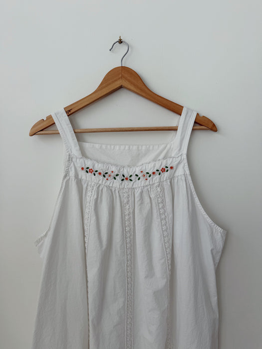White Cotton Dress | L