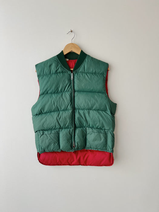 Reversible Down Puffer Vest | M
