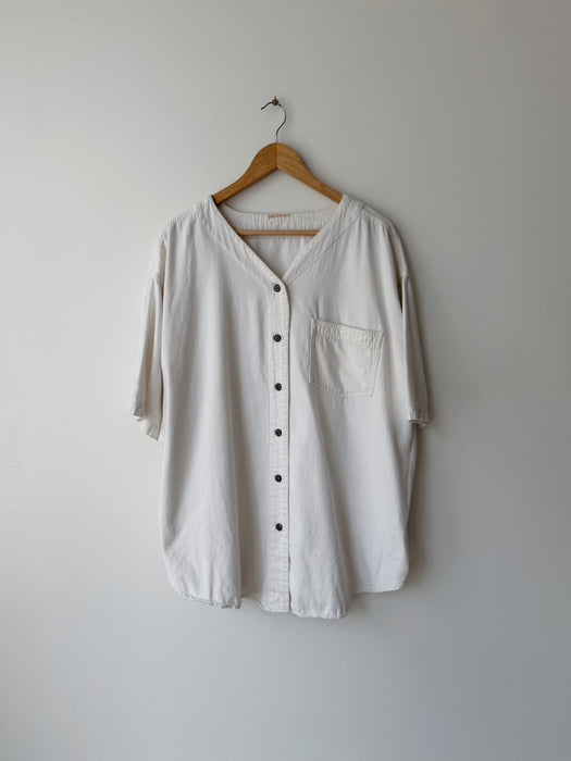 Natural Cotton Baseball Tee | XL