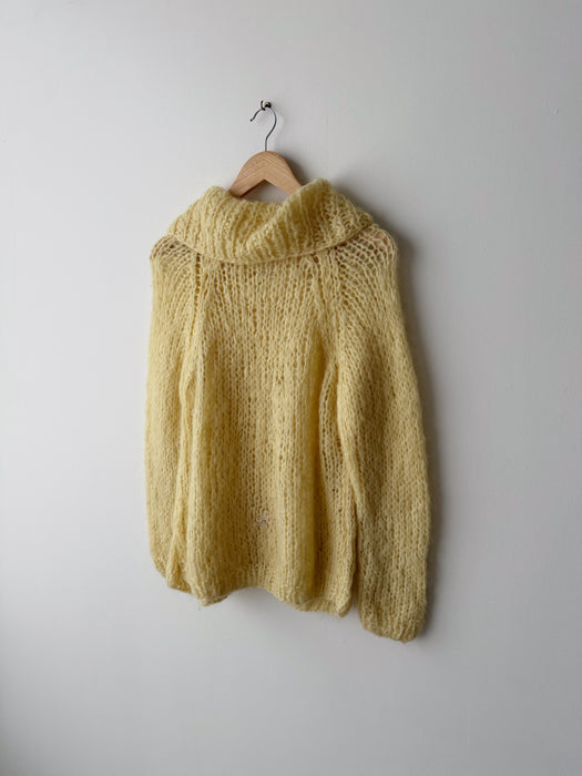 Yellow Knit Sweater | M