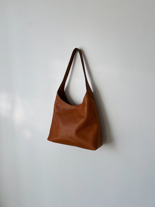 Cognac Leather Handbag