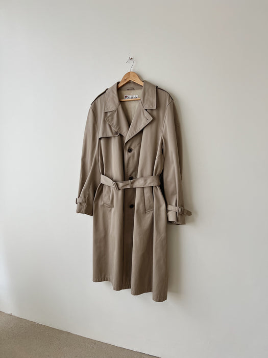 Taupe Trench Coat | L