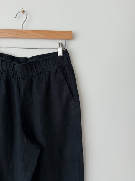 Black Linen Pants | M