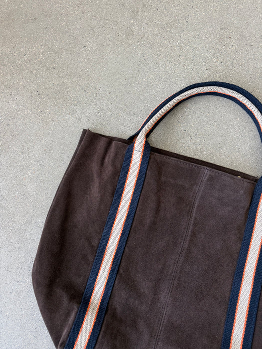 Suede Leather Tote Bag