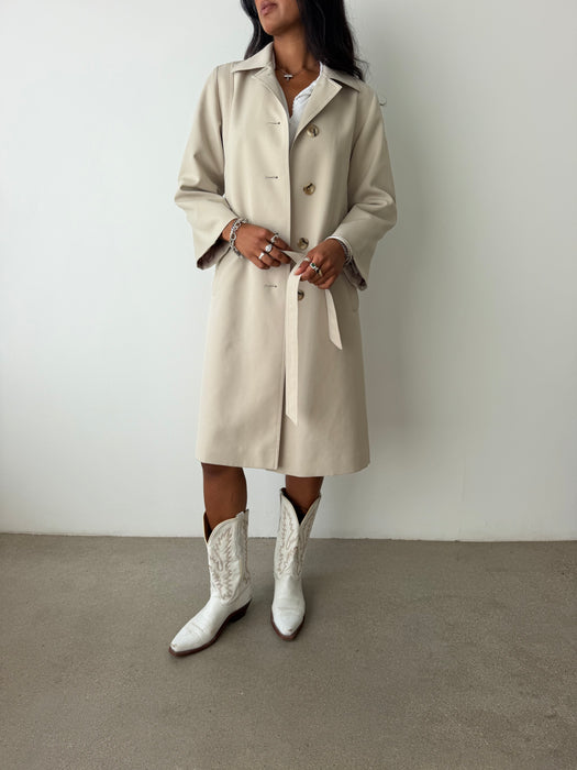 Beige Trench Coat | S/M