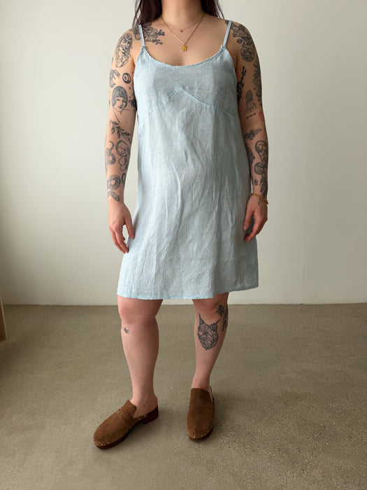 Sky Blue Slip Dress | M